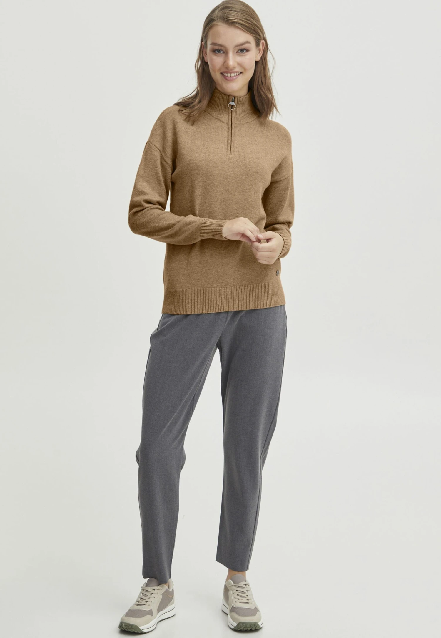 OXMO Rita - Jersey De Punto - Tannin Melange 2 OXMO Rita - Jersey De Punto - Tannin Melange - Imagen 2