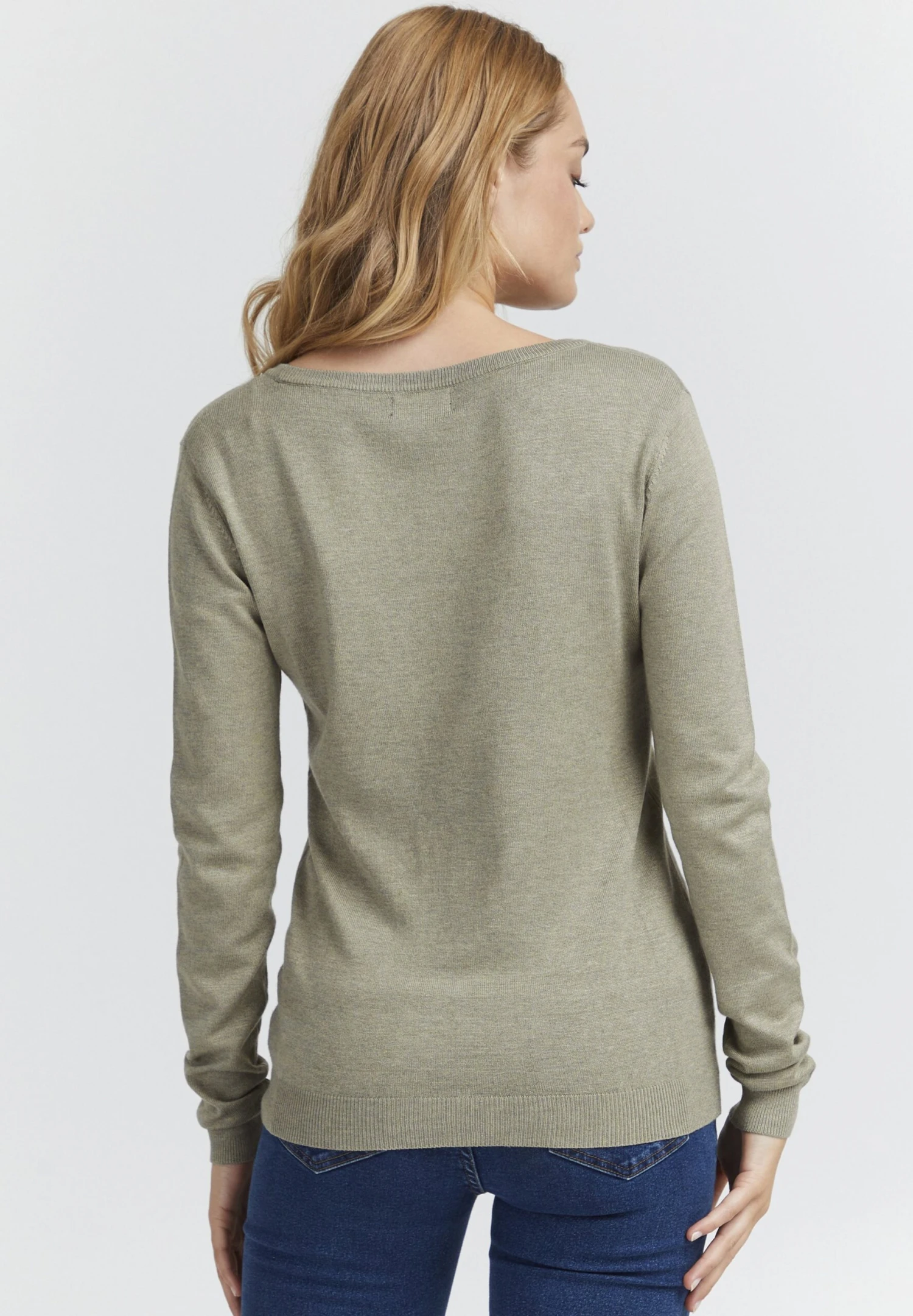 OXMO Oxedda - Jersey De Punto - Seagrass Melange 3 OXMO Oxedda - Jersey De Punto - Seagrass Melange - Imagen 3