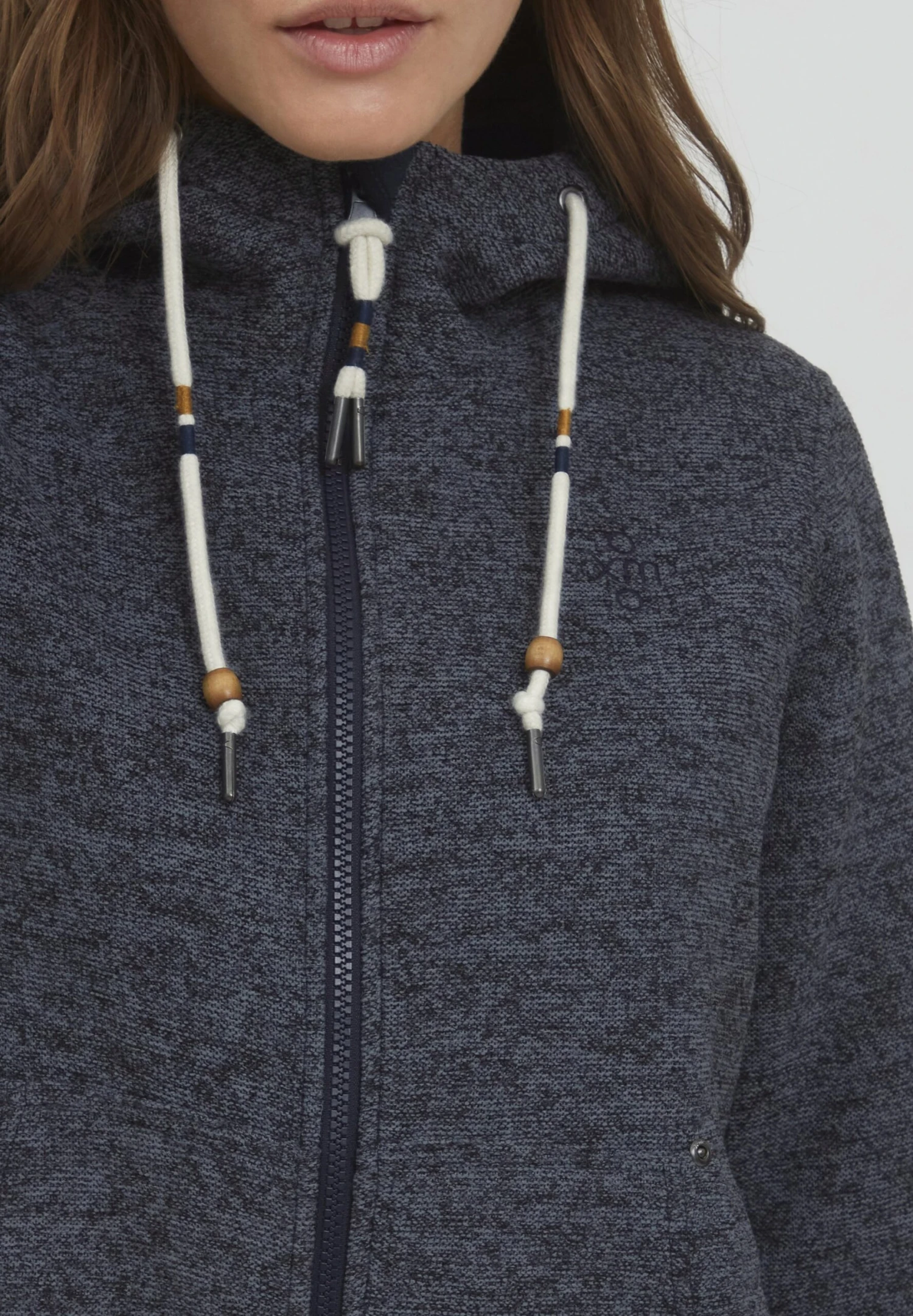 OXMO Oxfia - Sudadera Con Cremallera - Blue 4 OXMO Oxfia - Sudadera Con Cremallera - Blue - Imagen 4