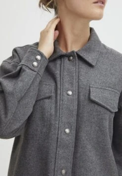 OXMO Valen - Chaqueta De Punto - Medium Grey Melange 9 OXMO Valen - Chaqueta De Punto - Medium Grey Melange -Oxmo bed7392cfb6d4683812f3cab695e71c4