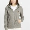 OXMO Celia - Sudadera Con Cremallera - Medium Grey Melange