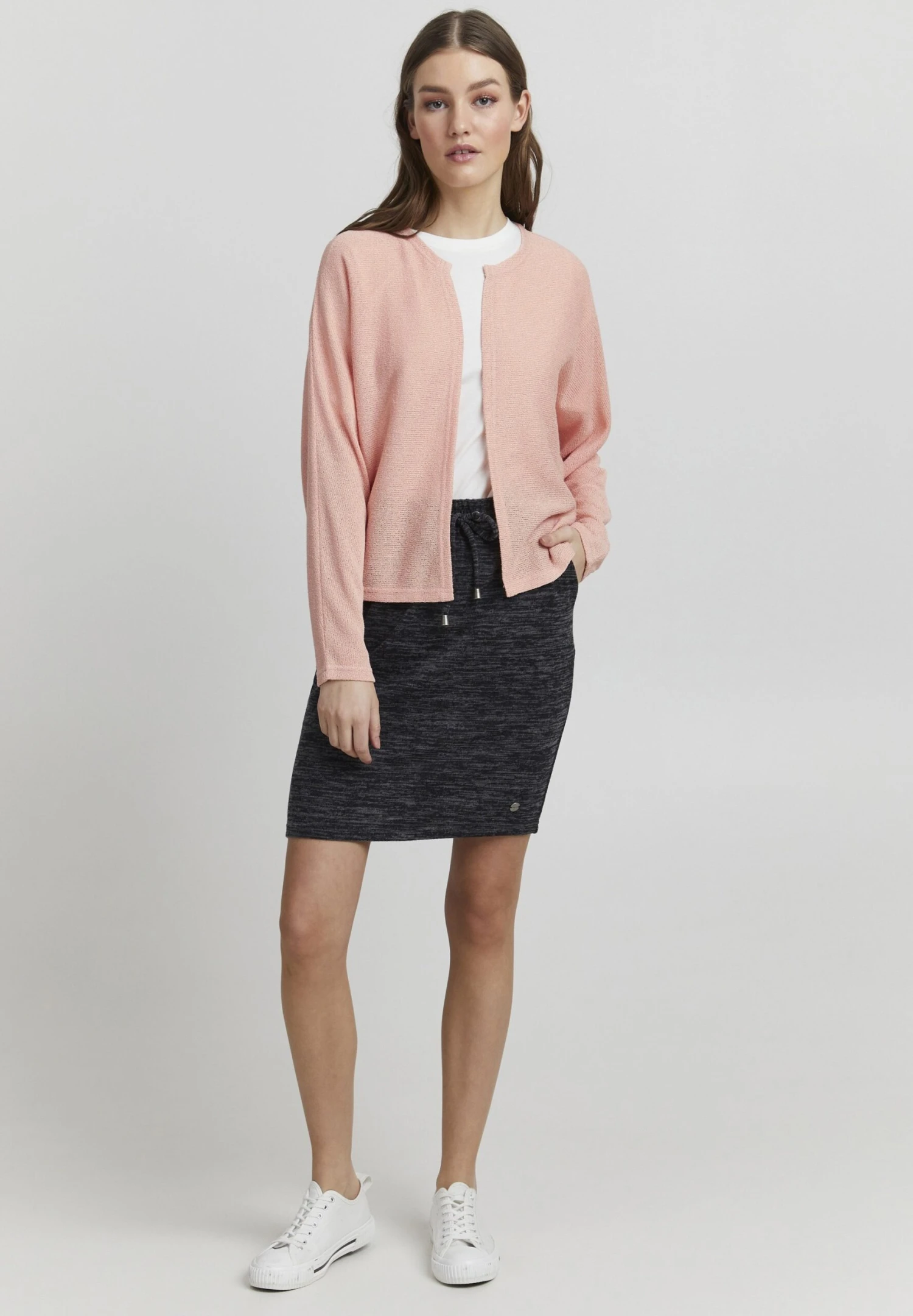 OXMO Kike - Chaqueta De Punto - Coral Cloud 2 OXMO Kike - Chaqueta De Punto - Coral Cloud - Imagen 2