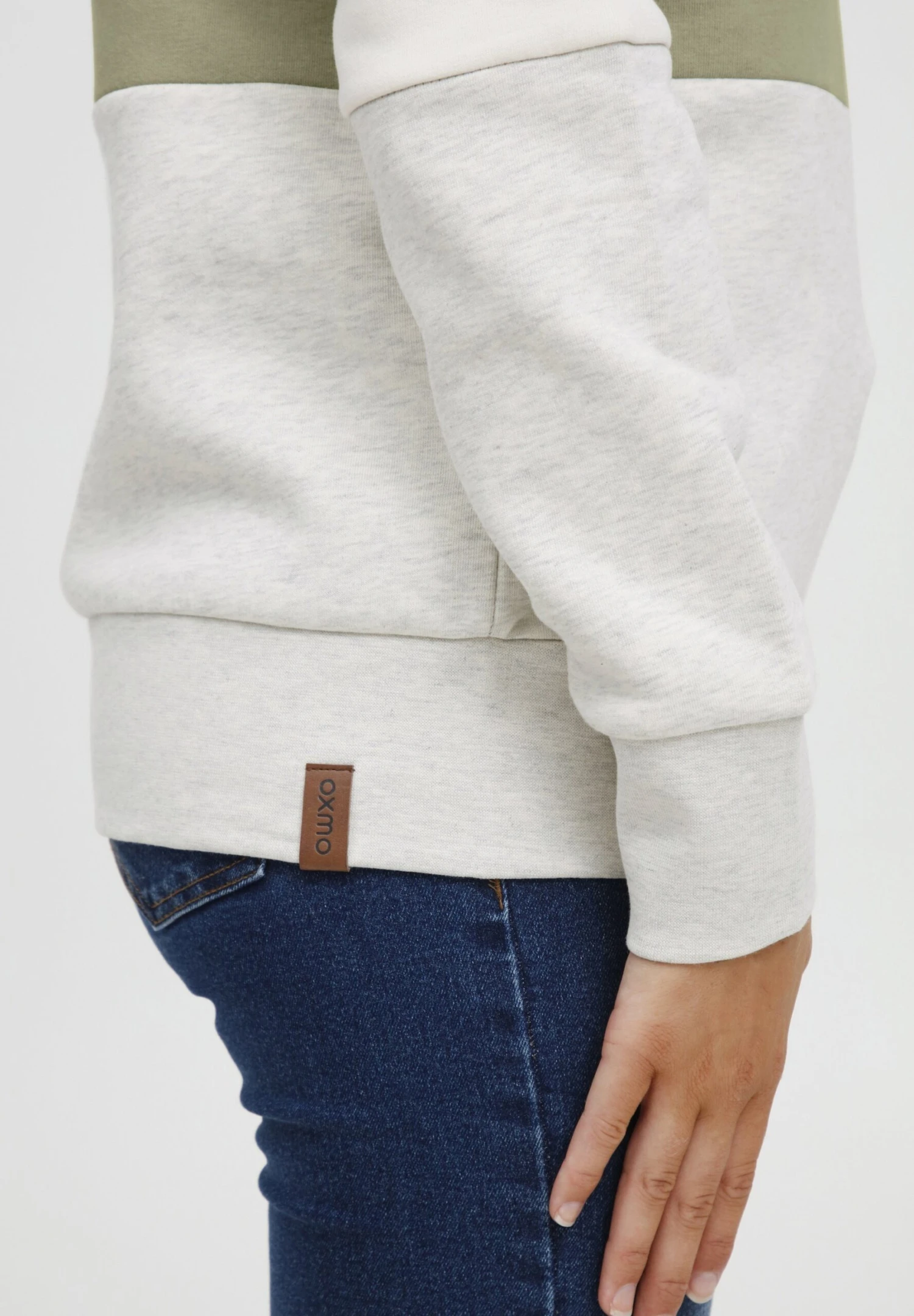 OXMO Oxtrine - Jersey De Punto - Seagrass 5 OXMO Oxtrine - Jersey De Punto - Seagrass - Imagen 5