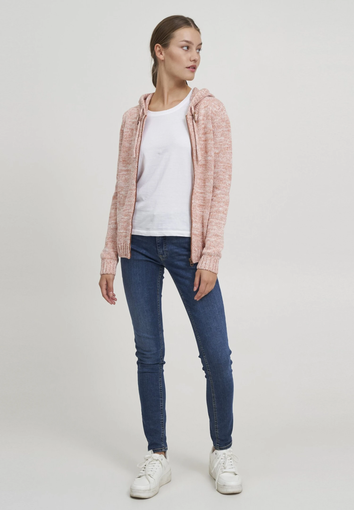 OXMO Oxphiladelphia - Chaqueta De Punto - Powder Ros 2 OXMO Oxphiladelphia - Chaqueta De Punto - Powder Ros - Imagen 2