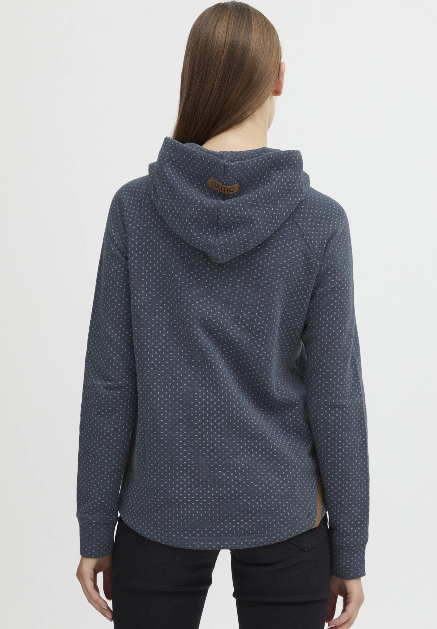 OXMO Oxamina - Jersey Con Capucha - Insignia Blue Melange 3 OXMO Oxamina - Jersey Con Capucha - Insignia Blue Melange - Imagen 3