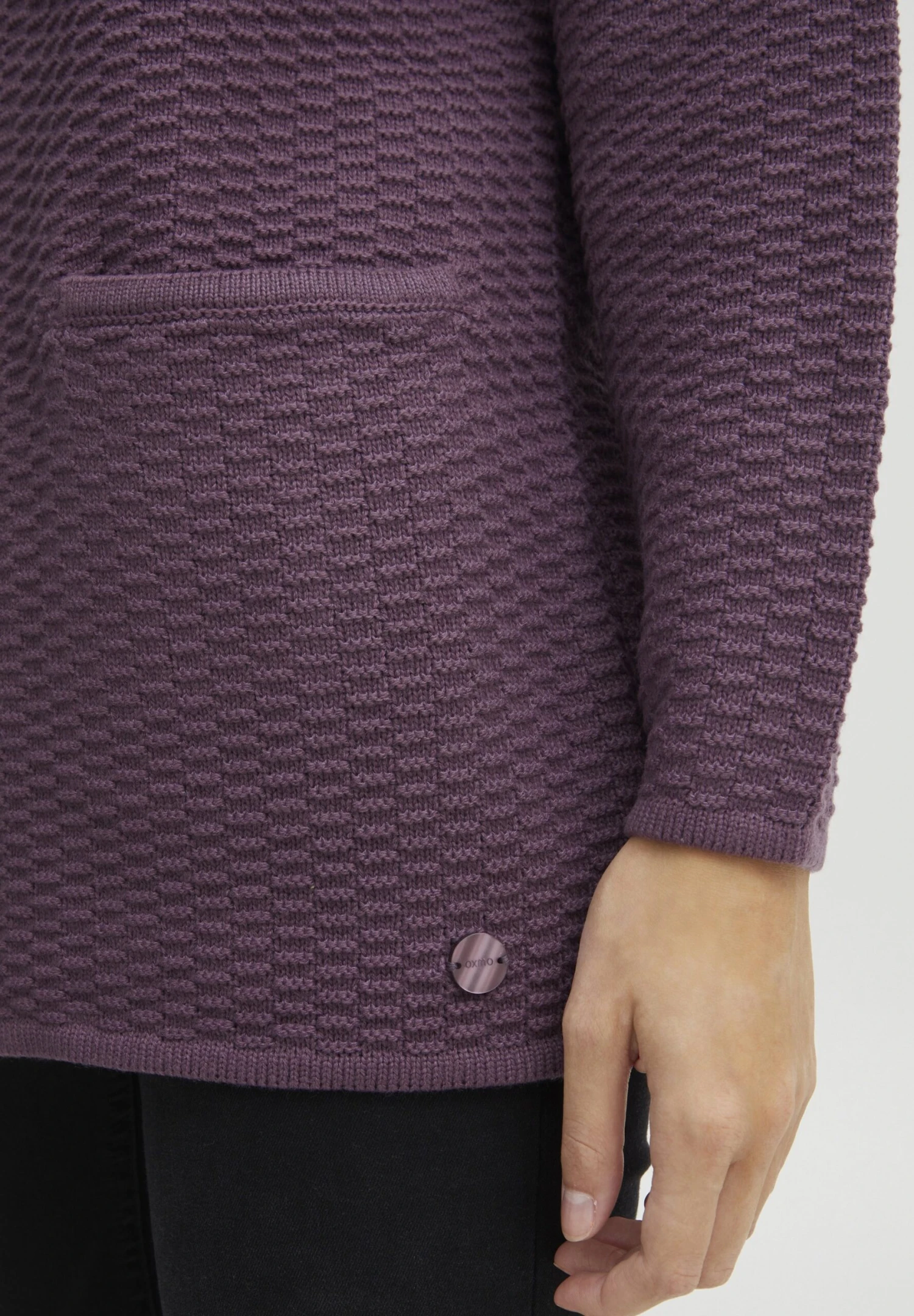 OXMO Oxmiline - Chaqueta De Punto - Grape Jam 5 OXMO Oxmiline - Chaqueta De Punto - Grape Jam - Imagen 5