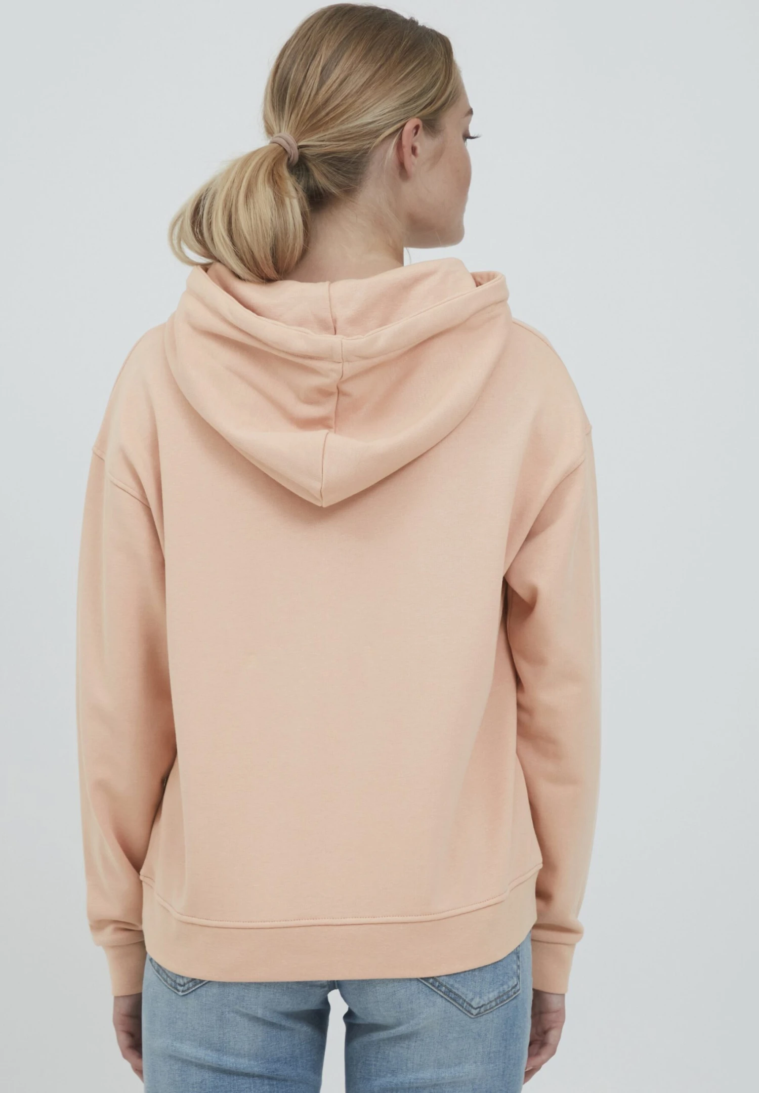 OXMO Oxgreta - Jersey Con Capucha - Mahogany Rose 3 OXMO Oxgreta - Jersey Con Capucha - Mahogany Rose - Imagen 3