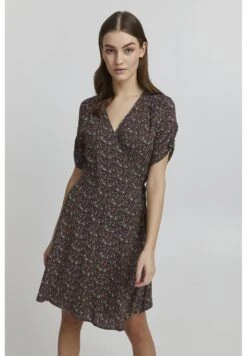 OXMO Oxembla - Vestido Informal - Burnt Orange Mix