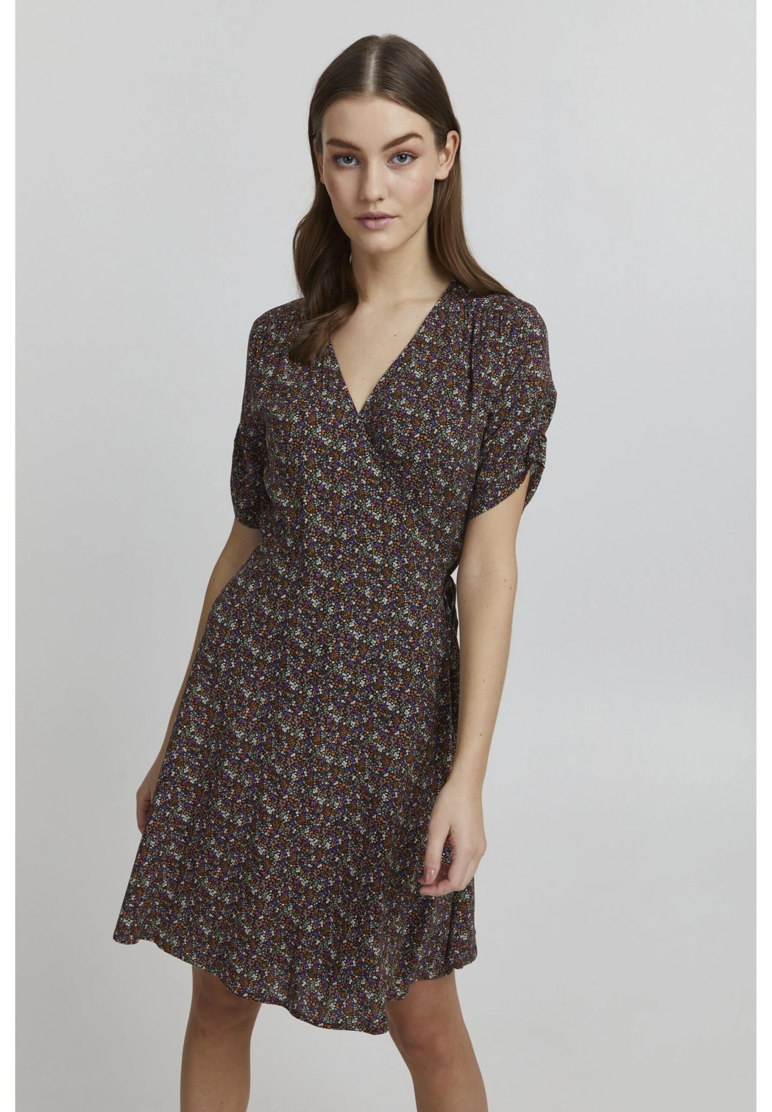 OXMO Oxembla - Vestido Informal - Burnt Orange Mix 1 OXMO Oxembla - Vestido Informal - Burnt Orange Mix