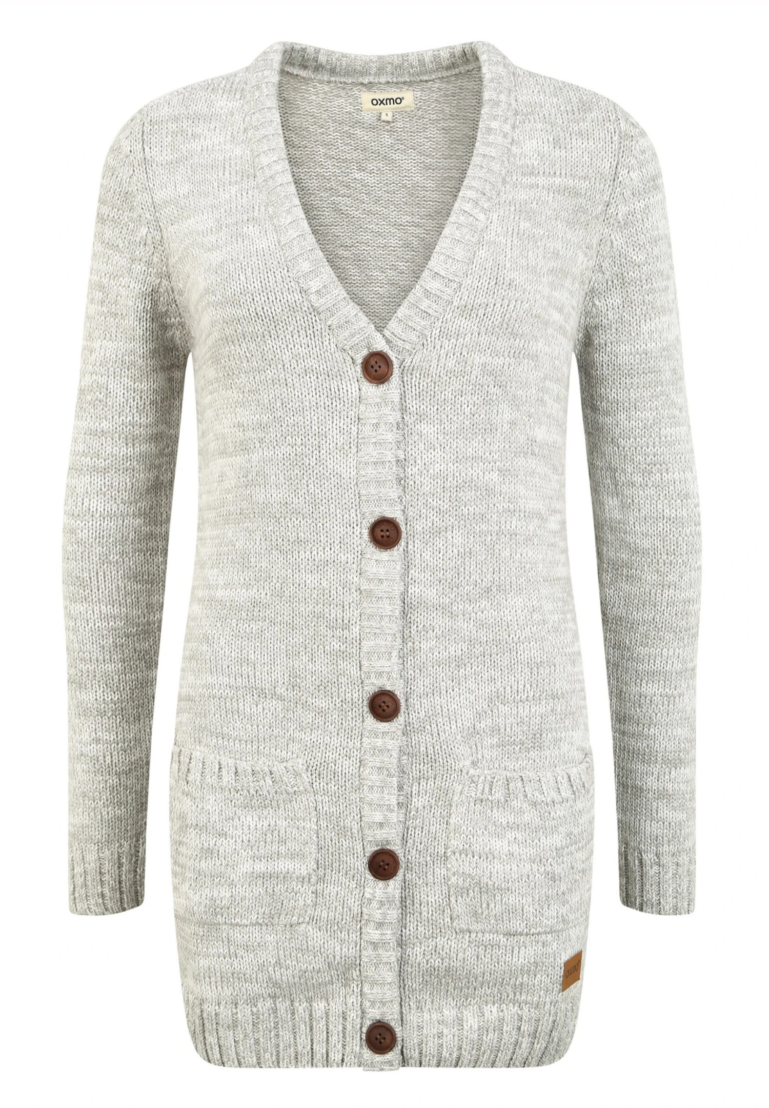 OXMO Oxphilemona - Chaqueta De Punto - Lig Grey M 6 OXMO Oxphilemona - Chaqueta De Punto - Lig Grey M - Imagen 6