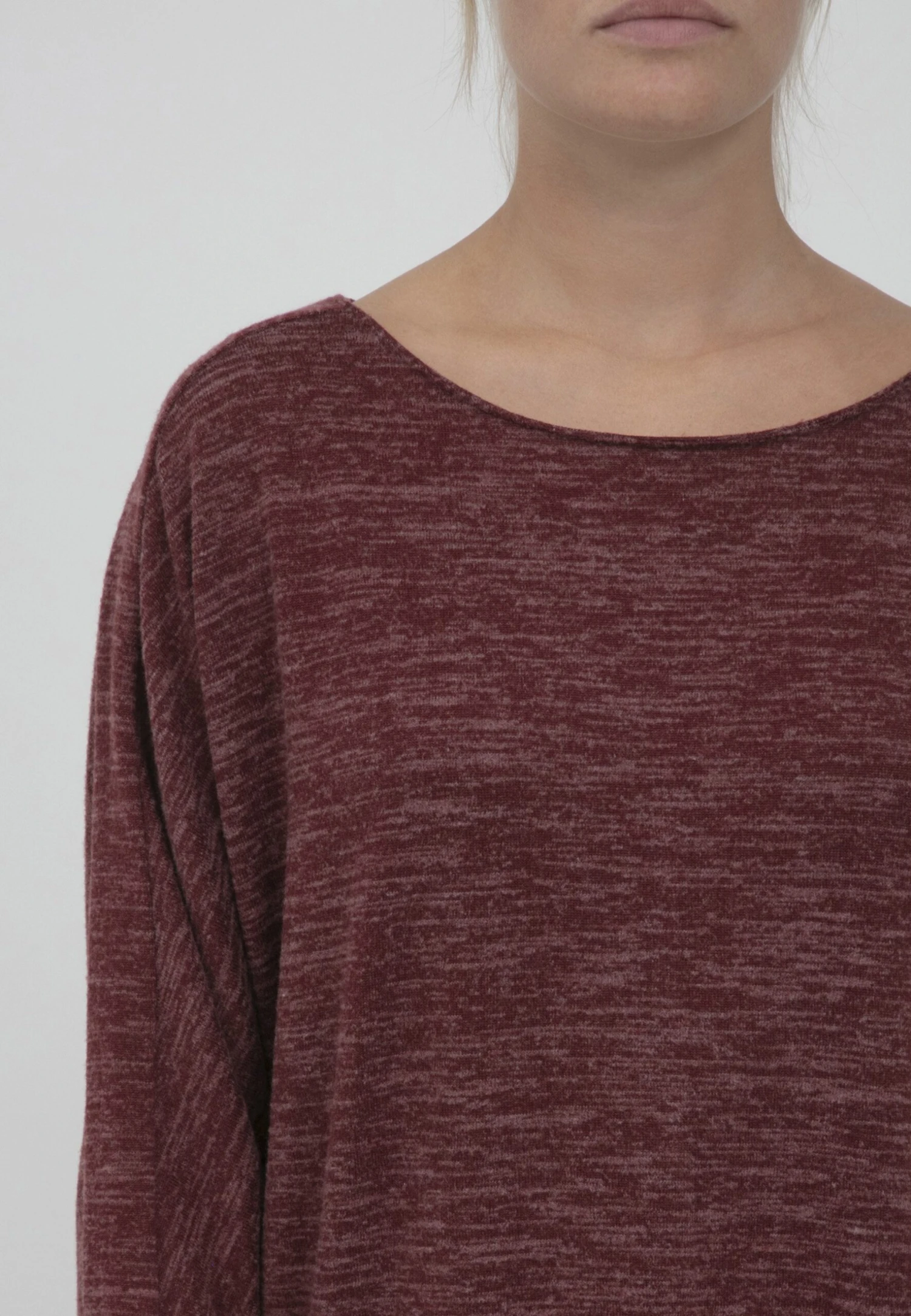 OXMO Oxbinala - Vestido De Punto - Chocolate Truffle Melange 4 OXMO Oxbinala - Vestido De Punto - Chocolate Truffle Melange - Imagen 4