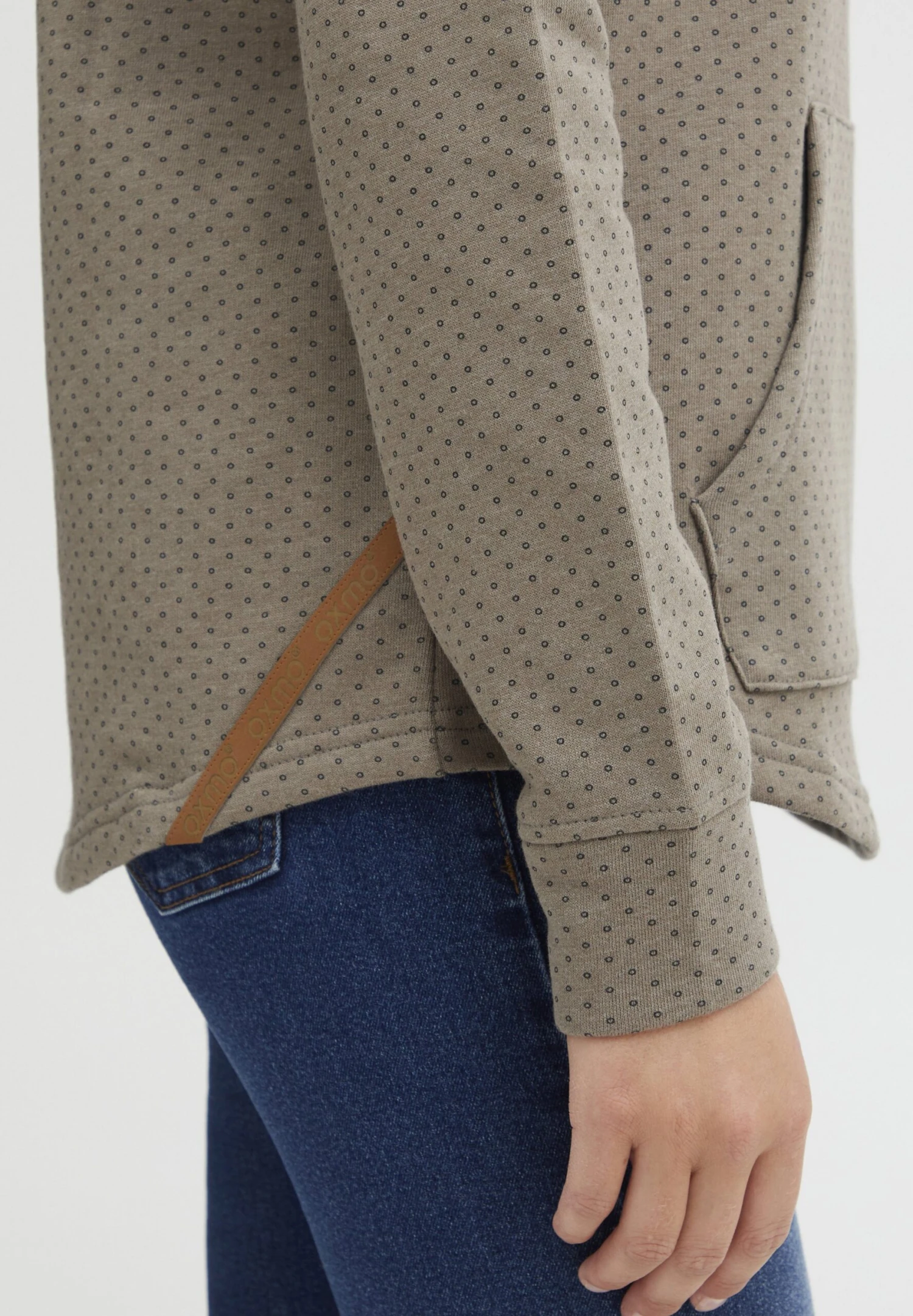 OXMO Tube Sw - Jersey De Punto - Gray Melange 5 OXMO Tube Sw - Jersey De Punto - Gray Melange - Imagen 5