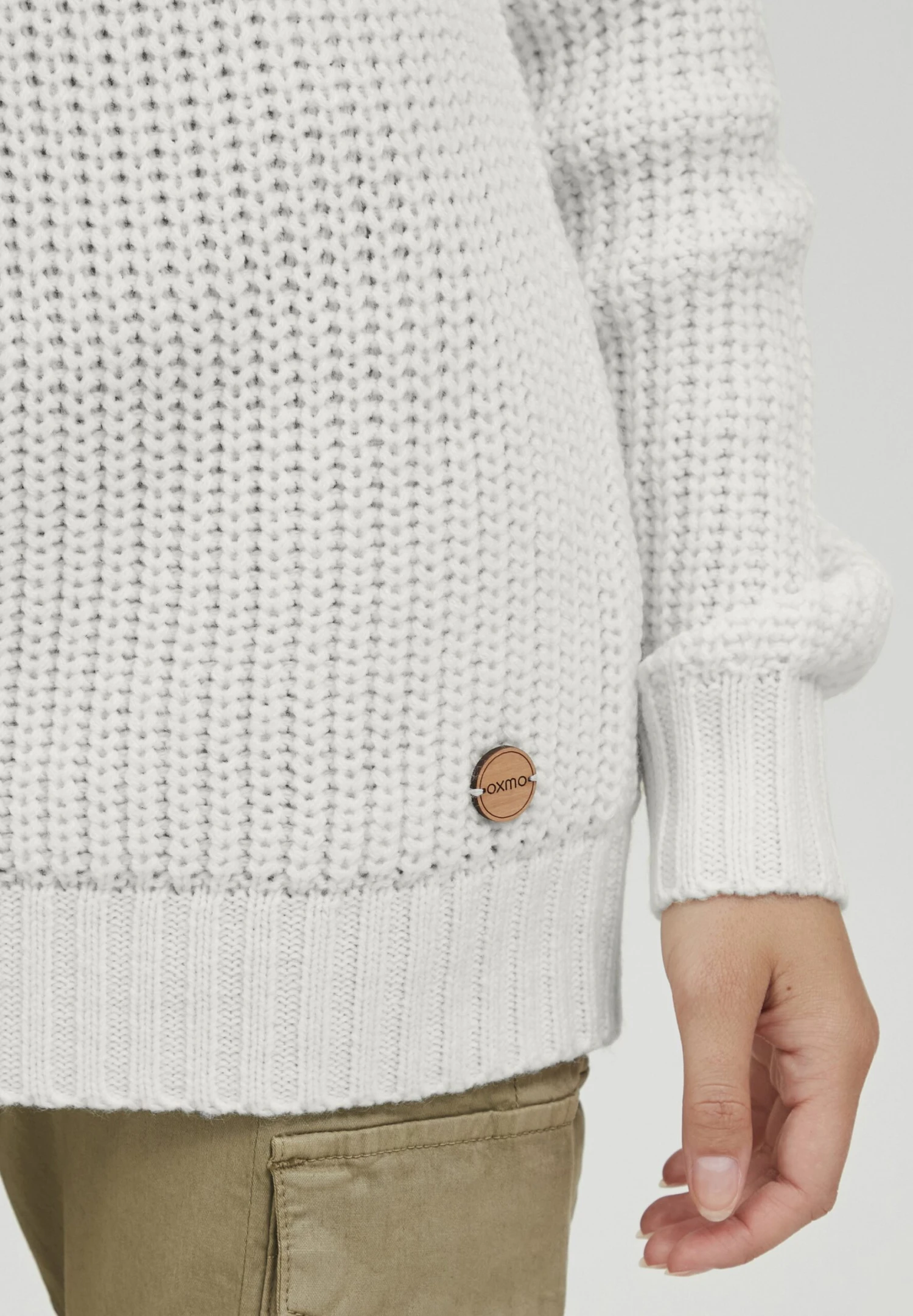 OXMO Oxnanna - Jersey De Punto - Cloud Dancer 5 OXMO Oxnanna - Jersey De Punto - Cloud Dancer - Imagen 5