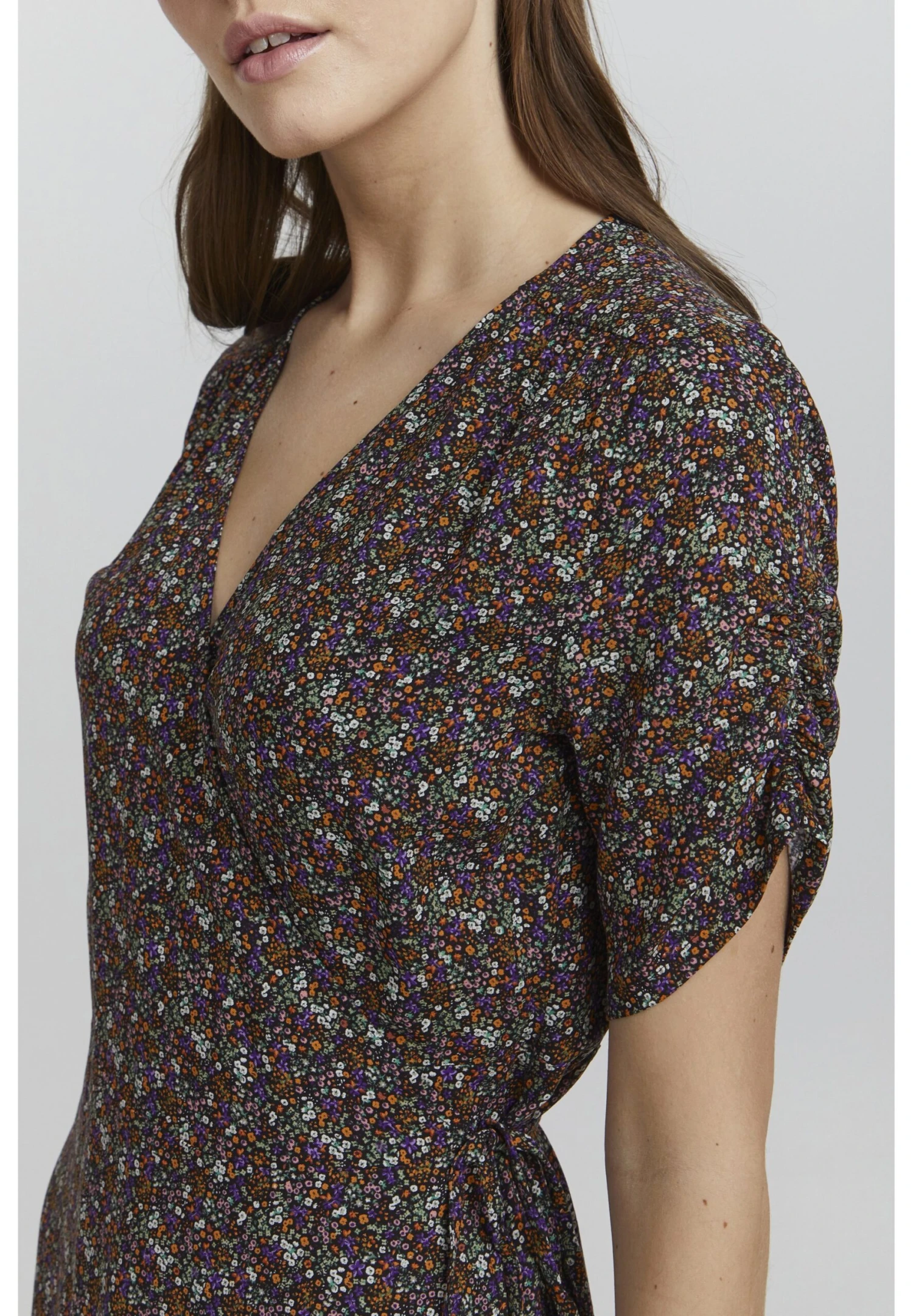 OXMO Oxembla - Vestido Informal - Burnt Orange Mix 4 OXMO Oxembla - Vestido Informal - Burnt Orange Mix - Imagen 4