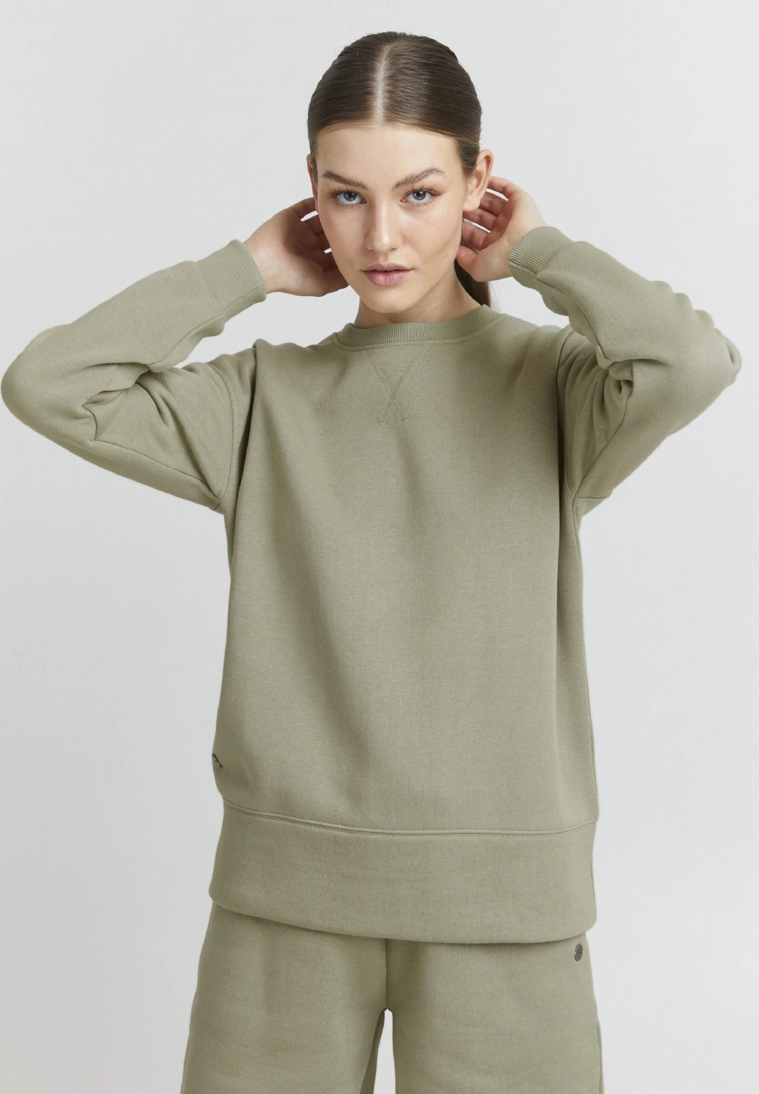 OXMO Holma - Sudadera - Seagrass 1 OXMO Holma - Sudadera - Seagrass