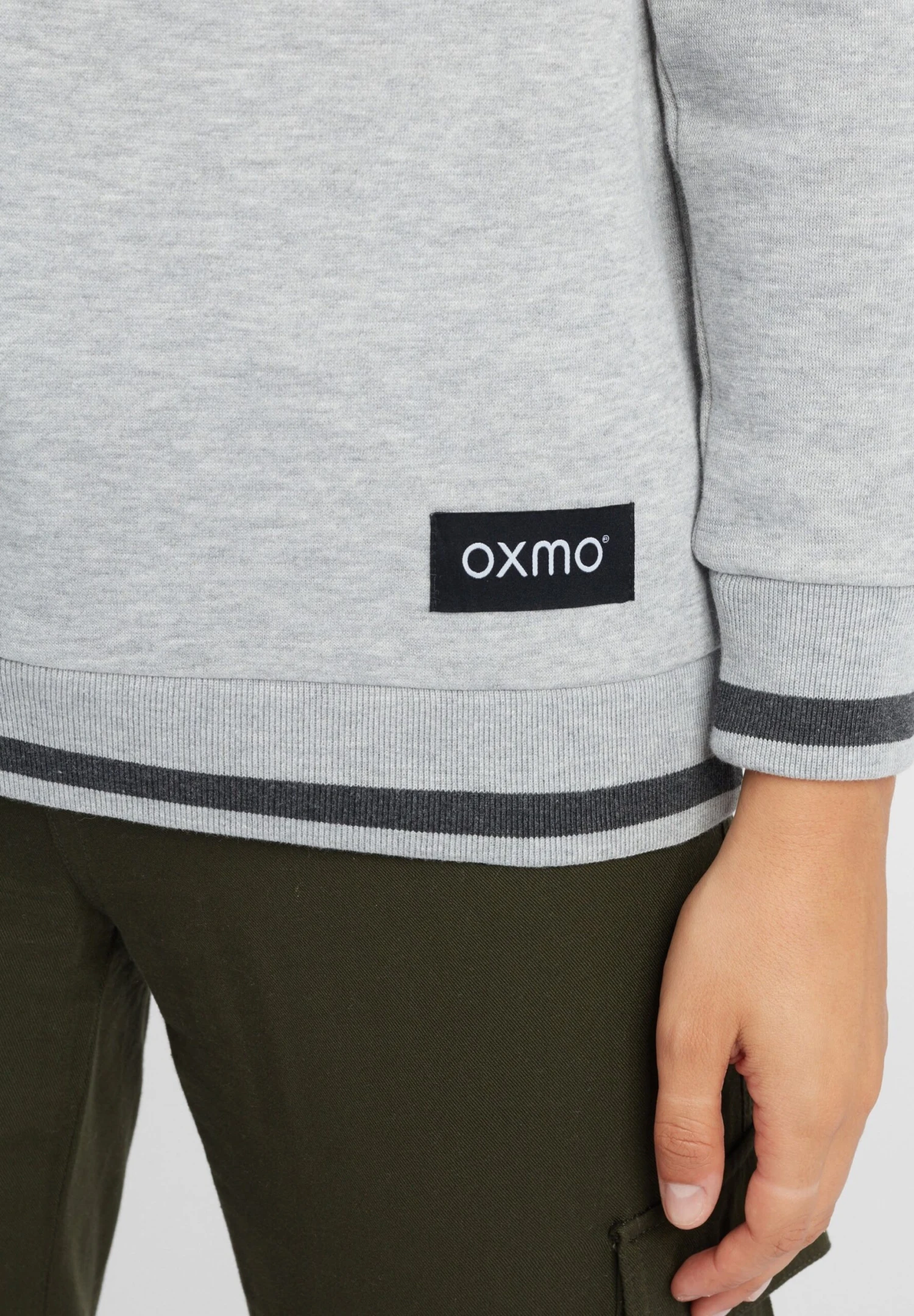 OXMO Oxomara - Jersey Con Capucha - Dark Grey Melange 5 OXMO Oxomara - Jersey Con Capucha - Dark Grey Melange - Imagen 5