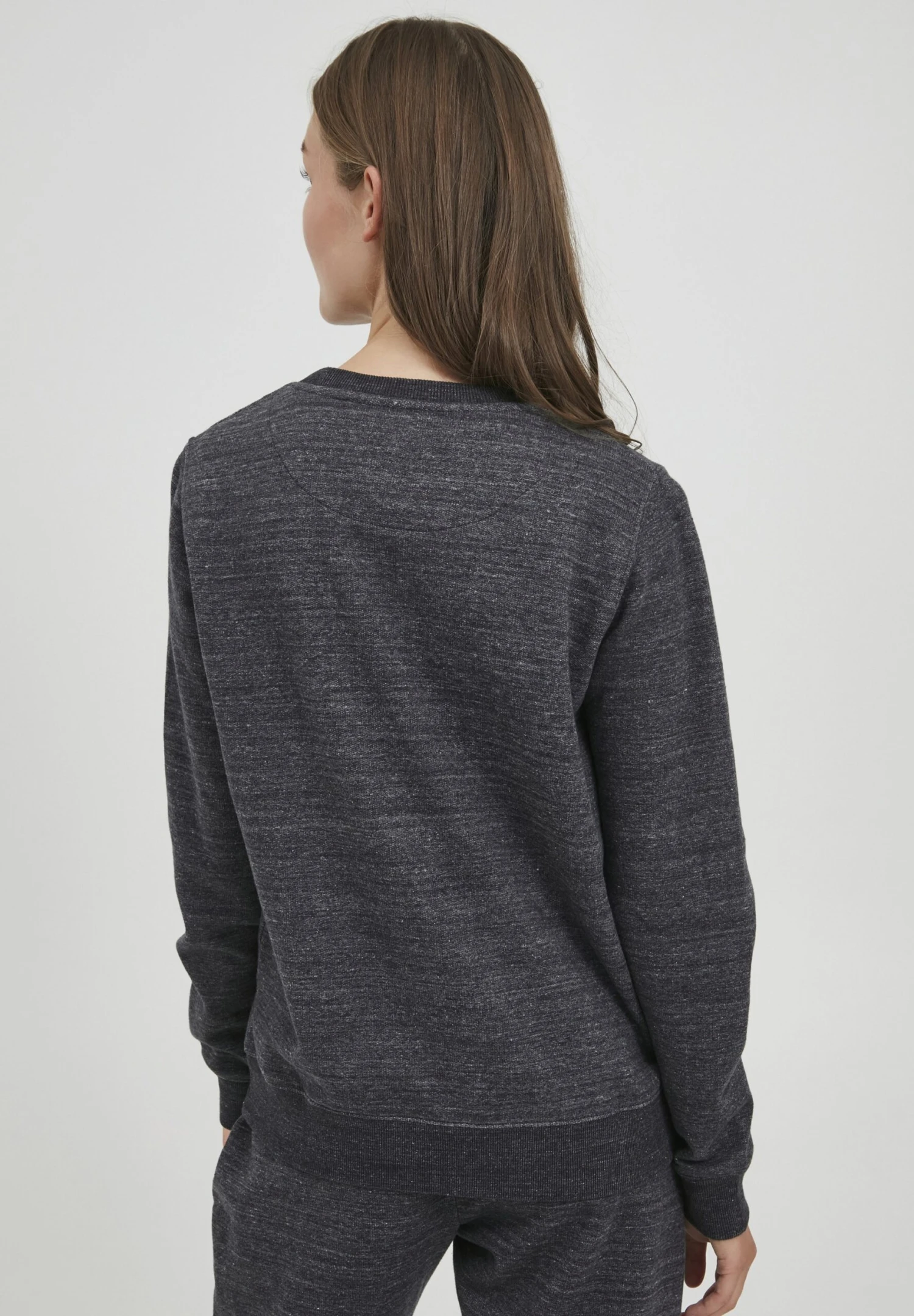 OXMO Oxhella - Jersey De Punto - Black Melange 3 OXMO Oxhella - Jersey De Punto - Black Melange - Imagen 3