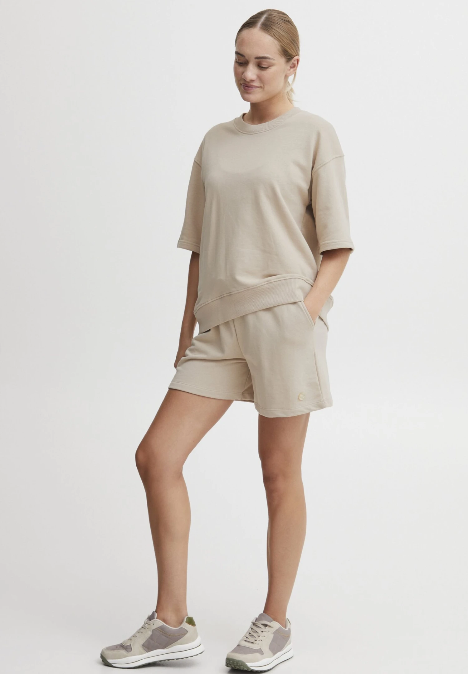 OXMO Safri - Shorts - Doeskin 2 OXMO Safri - Shorts - Doeskin - Imagen 2