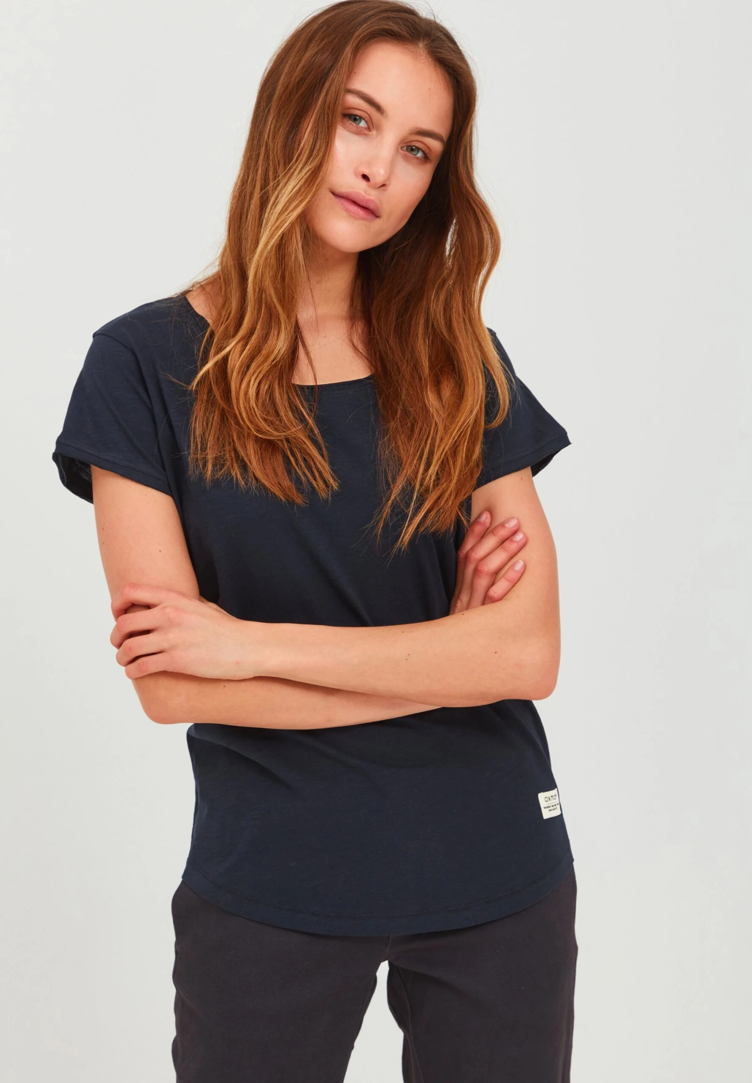 OXMO Oxlydi - Camiseta Básica - Blue 1 OXMO Oxlydi - Camiseta Básica - Blue