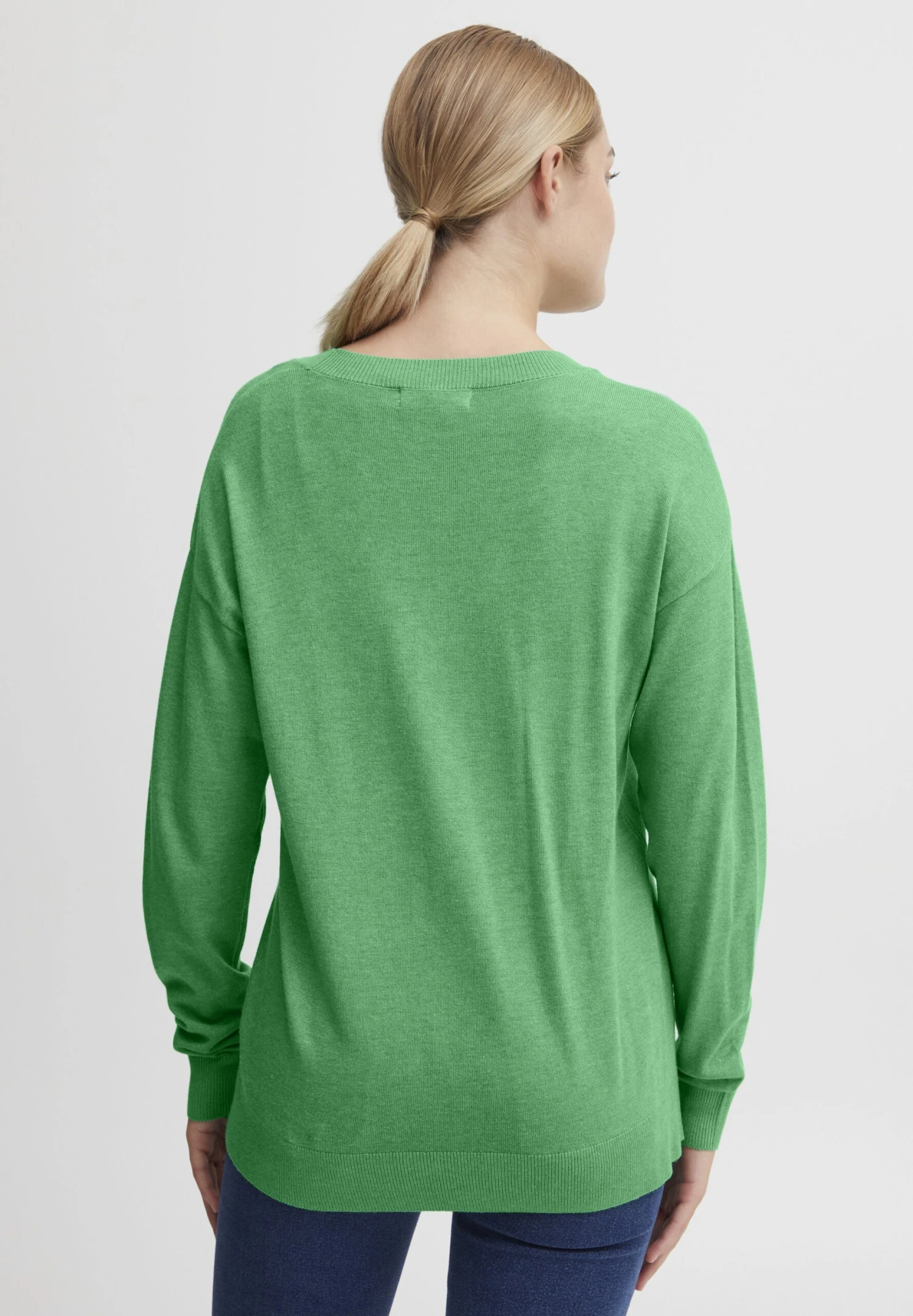 OXMO Oxhelle - Jersey De Punto - Ming Green Melange 3 OXMO Oxhelle - Jersey De Punto - Ming Green Melange - Imagen 3