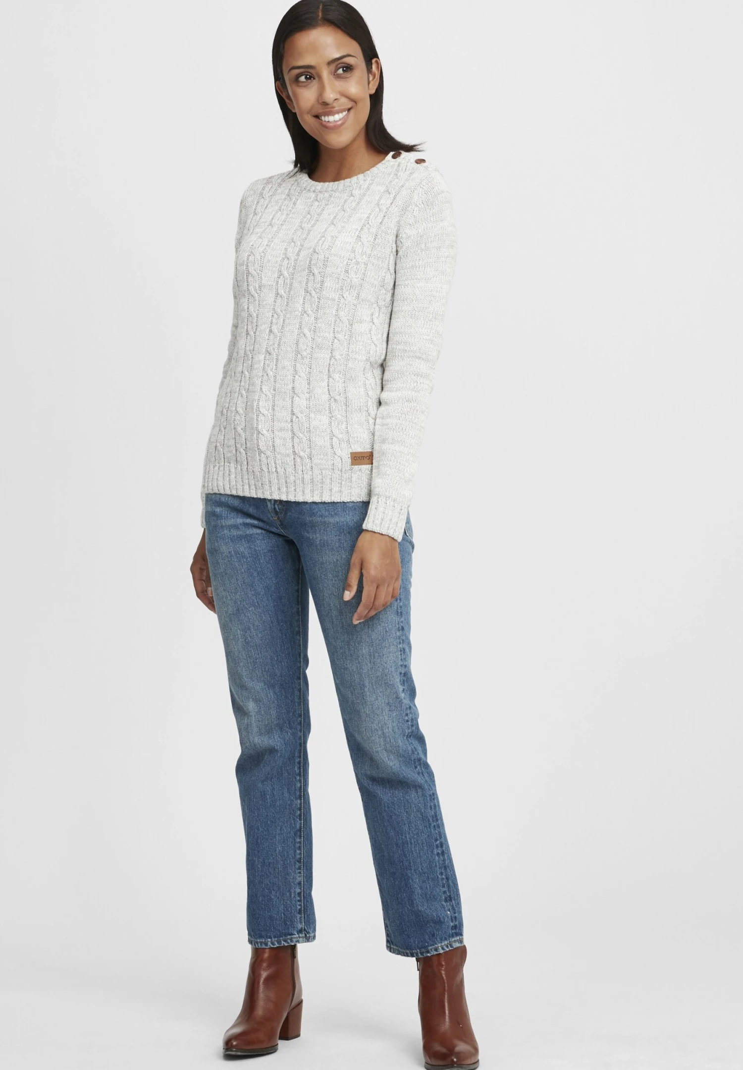 OXMO Oxphia - Jersey De Punto - Lig Grey M 2 OXMO Oxphia - Jersey De Punto - Lig Grey M - Imagen 2