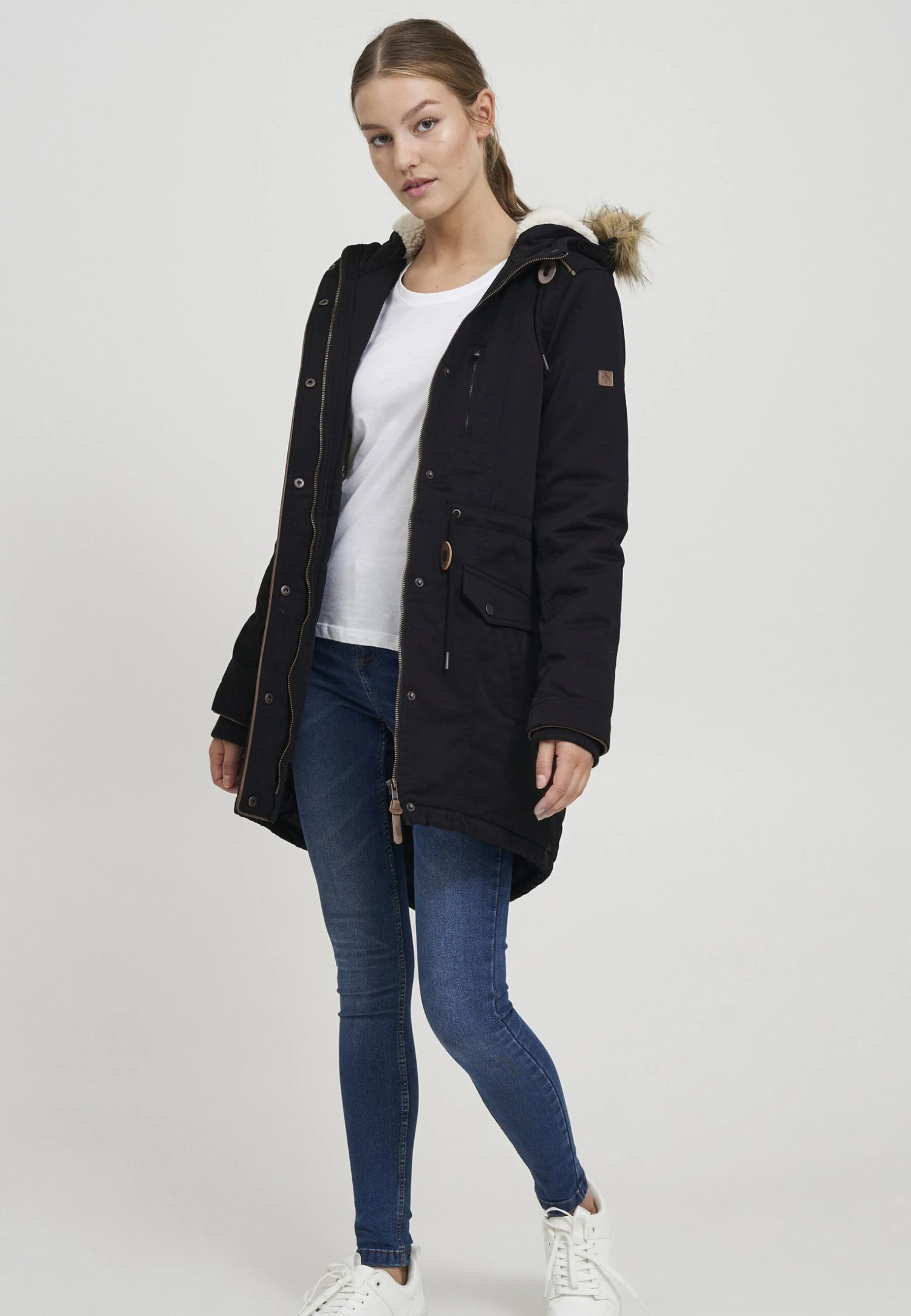 OXMO Oxanna - Parka - Black 2 OXMO Oxanna - Parka - Black - Imagen 2