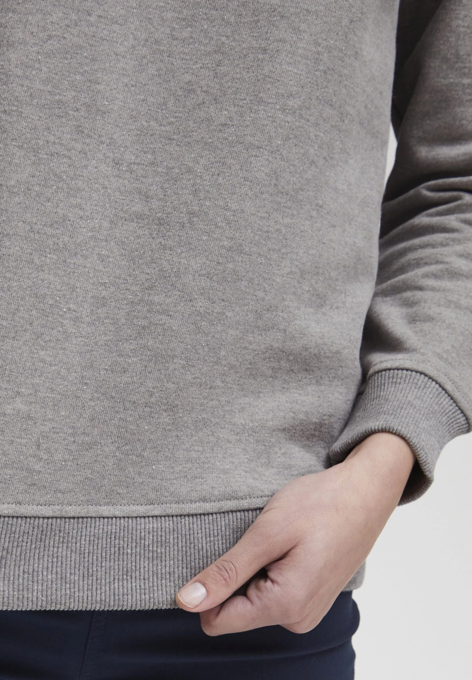 OXMO Oxcoleen - Sudadera - Medium Grey Melange 5 OXMO Oxcoleen - Sudadera - Medium Grey Melange - Imagen 5