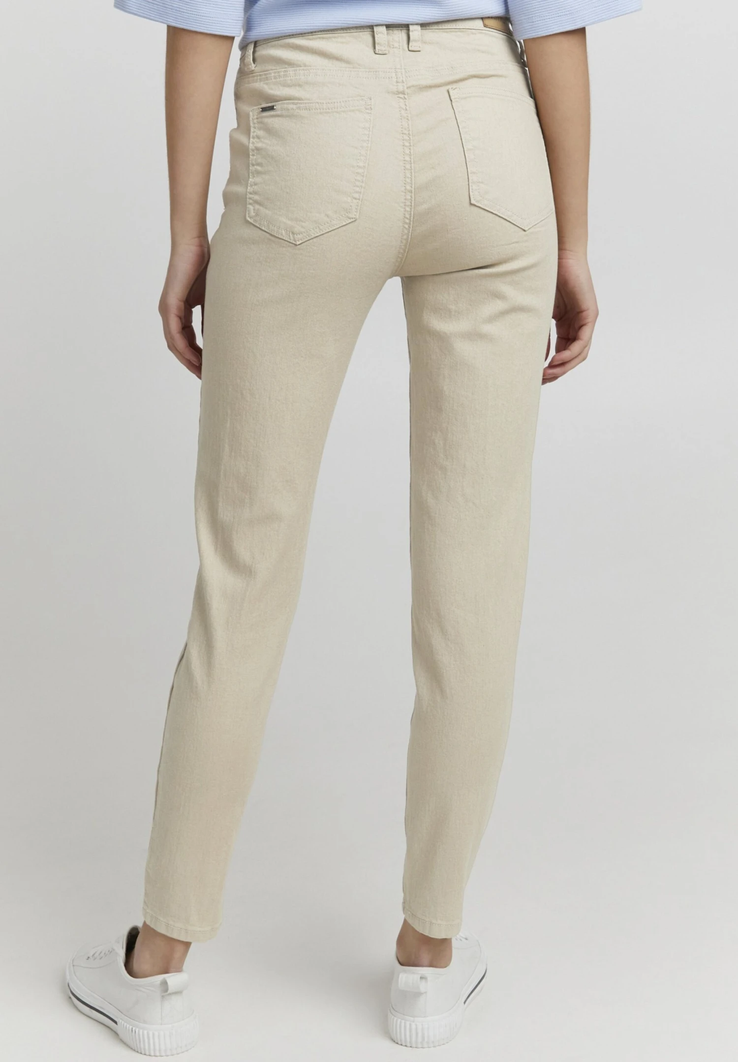 OXMO Oxpeetje - Pantalones - Cement 3 OXMO Oxpeetje - Pantalones - Cement - Imagen 3