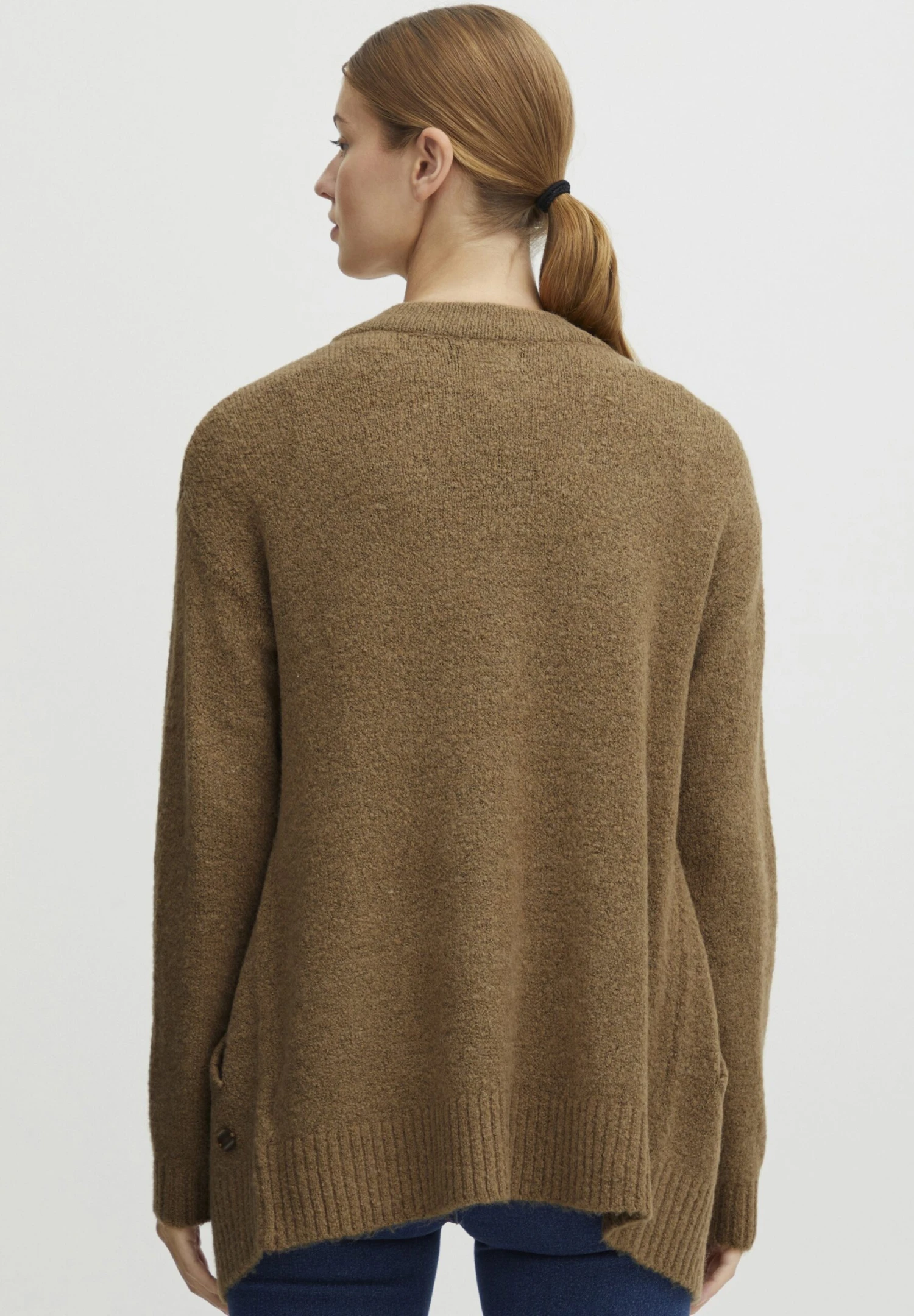 OXMO Oxsally - Chaqueta De Punto - Tannin Melange 3 OXMO Oxsally - Chaqueta De Punto - Tannin Melange - Imagen 3