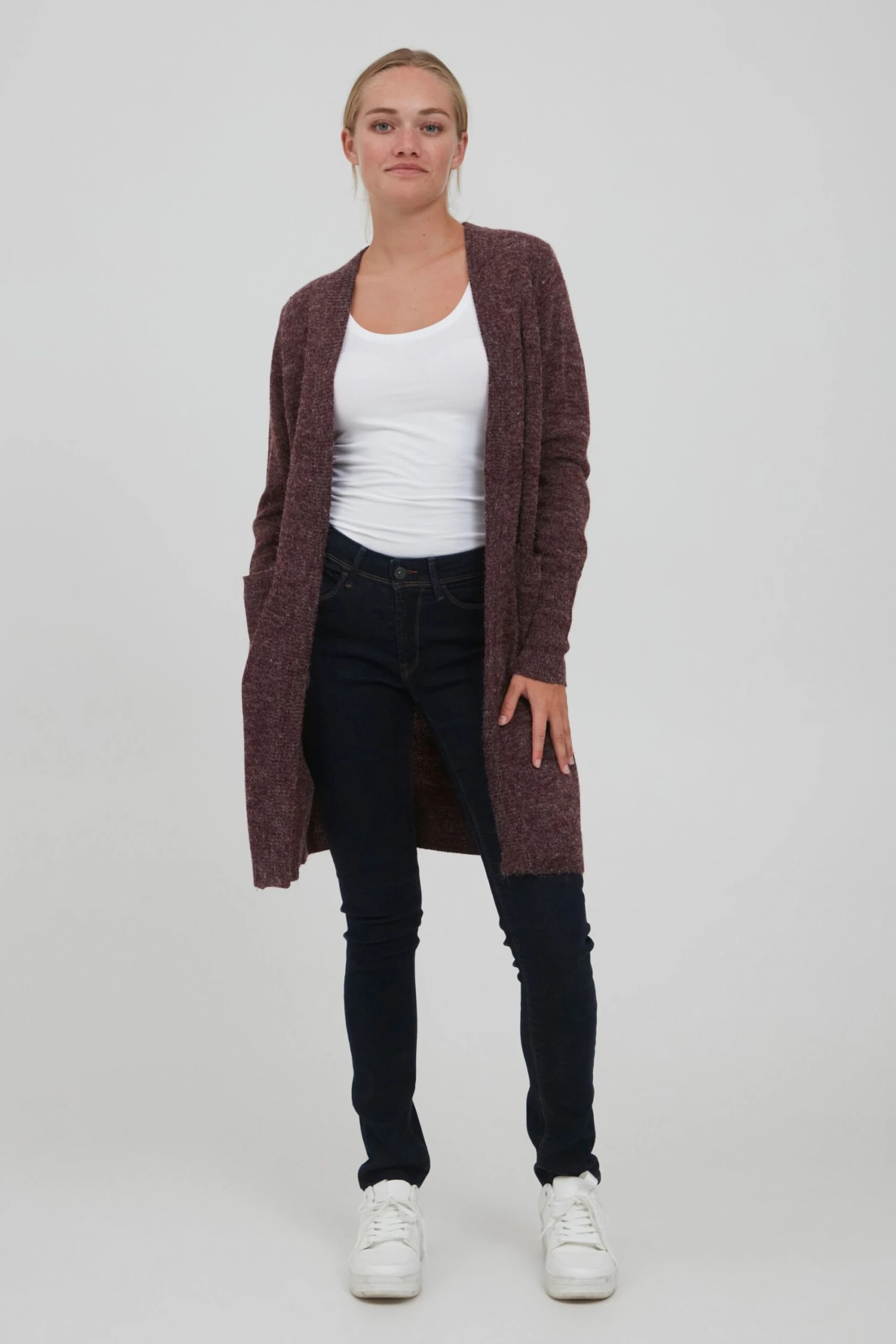 OXMO Oxneli - Chaqueta De Punto - Vineyard Wine 2 OXMO Oxneli - Chaqueta De Punto - Vineyard Wine - Imagen 2