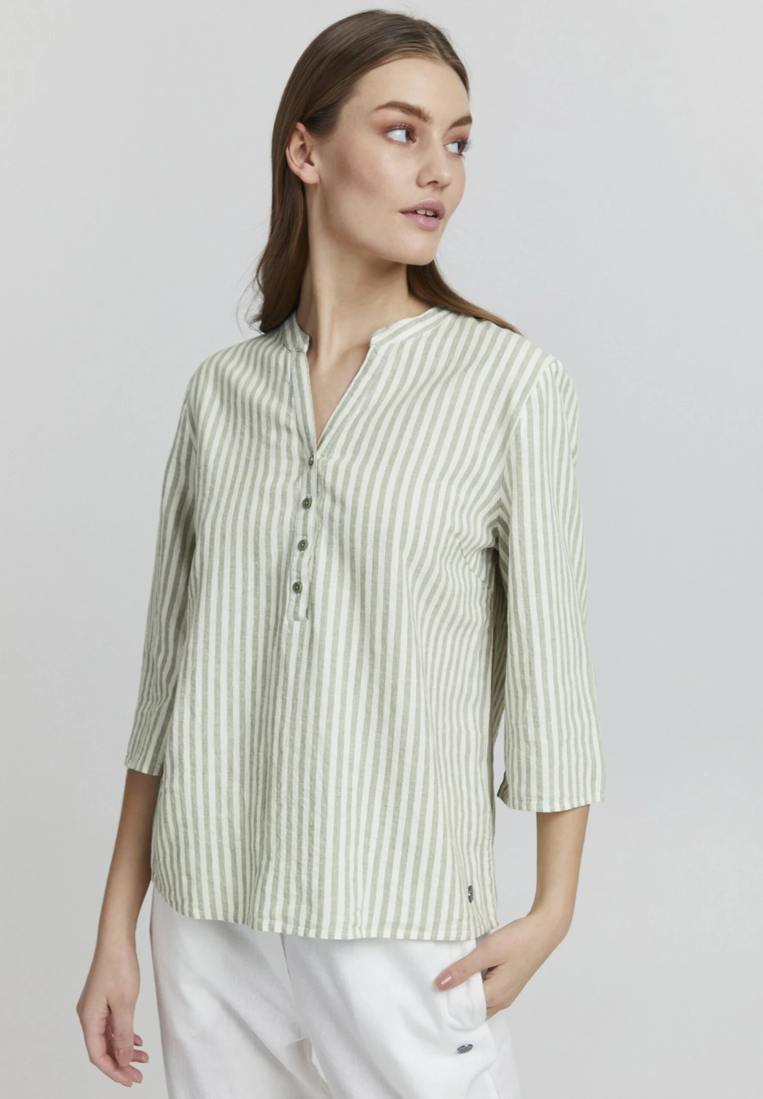 OXMO Oxanea - Blusa - Seagrass Mix 1 OXMO Oxanea - Blusa - Seagrass Mix