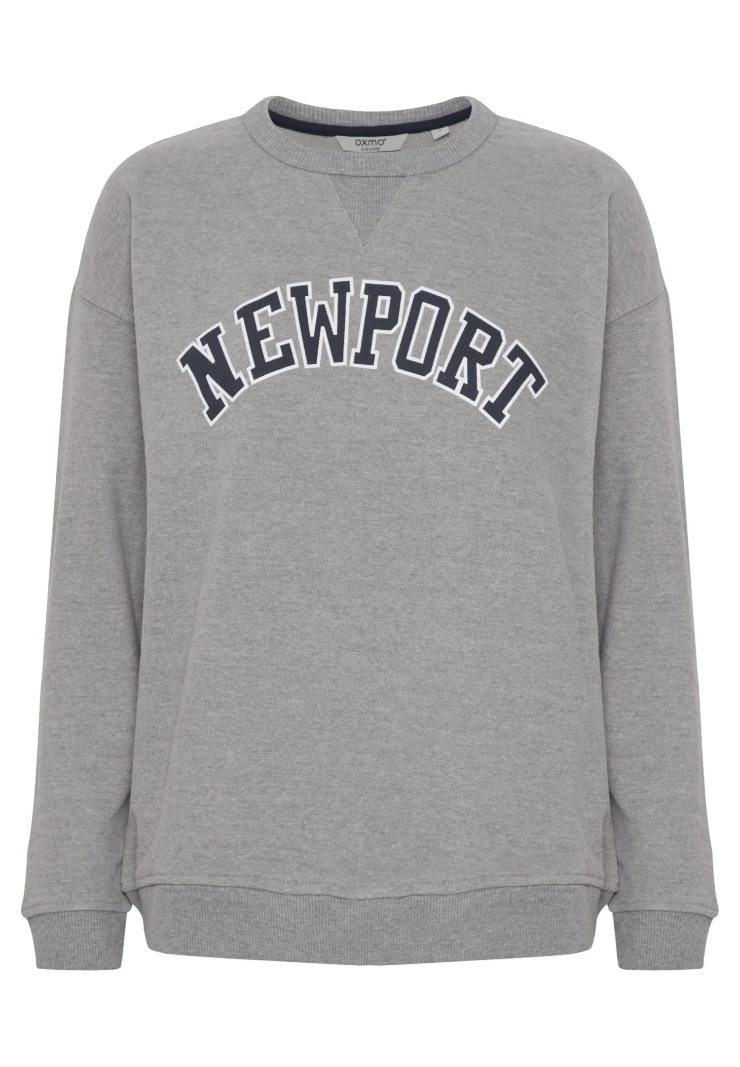 OXMO Oxcoleen - Sudadera - Medium Grey Melange 6 OXMO Oxcoleen - Sudadera - Medium Grey Melange - Imagen 6