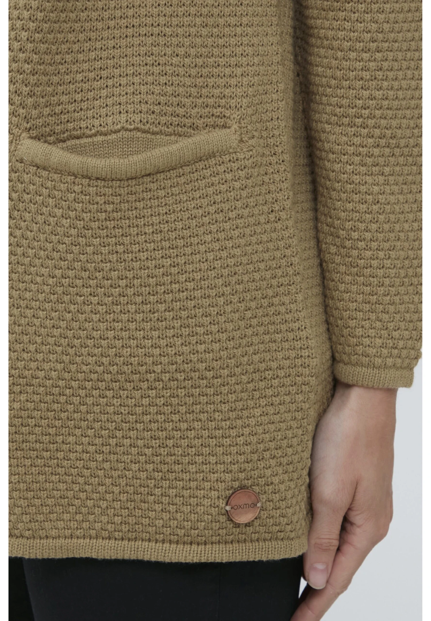 OXMO Oxhilda - Chaqueta De Punto - Kelp 5 OXMO Oxhilda - Chaqueta De Punto - Kelp - Imagen 5