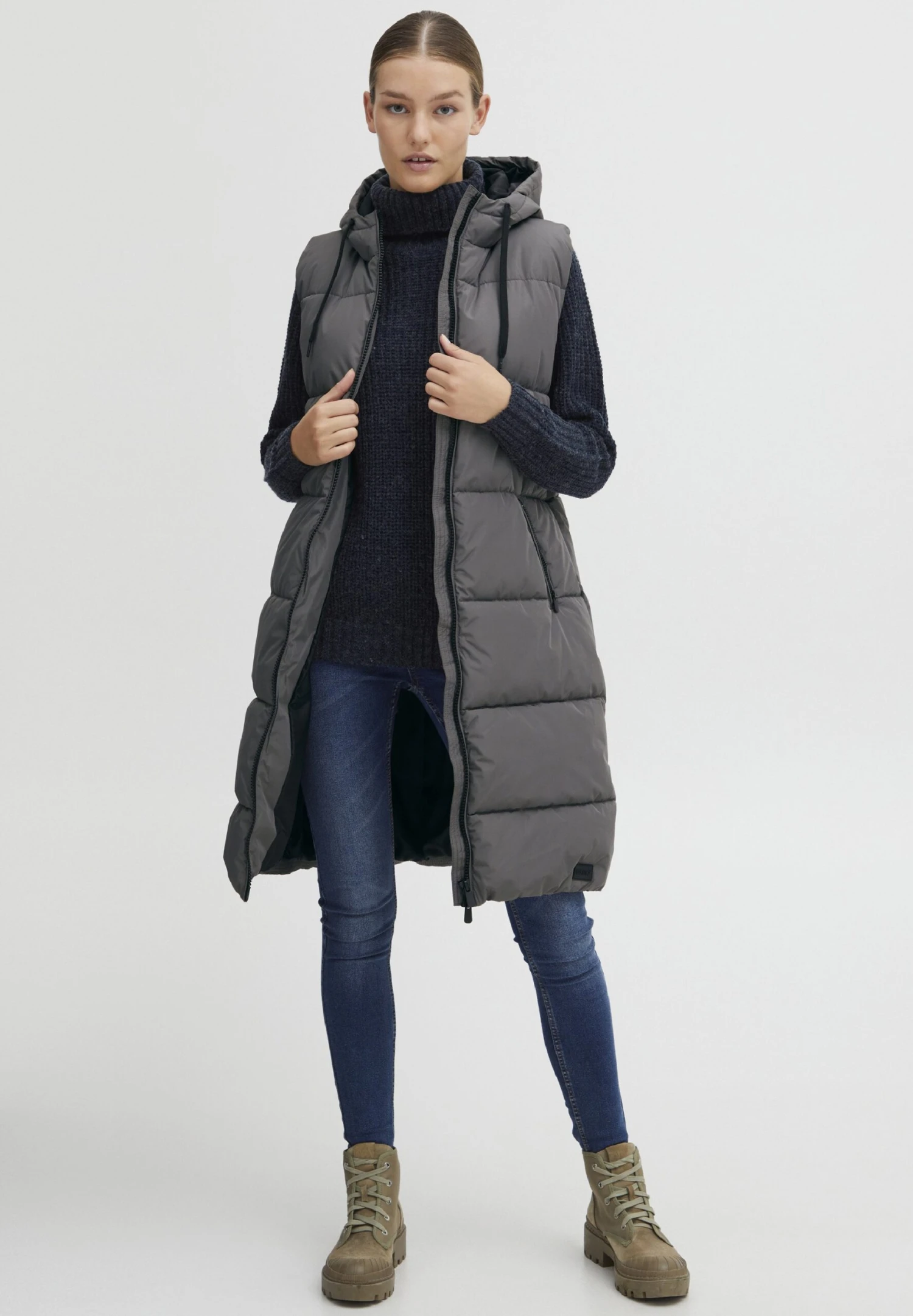 OXMO Oxsolice - Chaleco - Pewter 2 OXMO Oxsolice - Chaleco - Pewter - Imagen 2