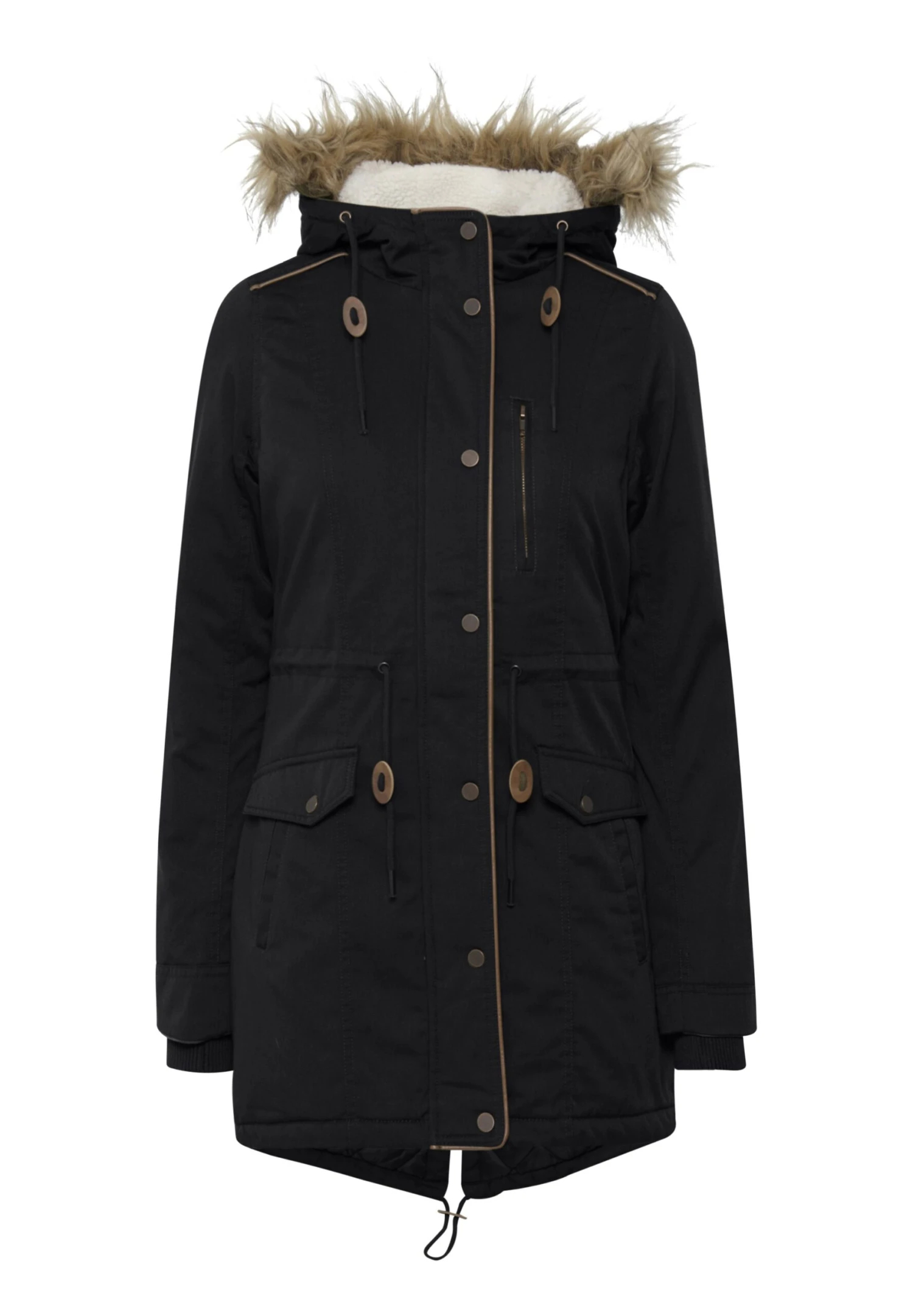 OXMO Oxanna - Parka - Black 6 OXMO Oxanna - Parka - Black - Imagen 6