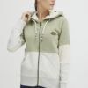 OXMO Kate - Sudadera Con Cremallera - Seagrass