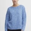 OXMO Oxsanne - Jersey De Punto - Strong Blue Melange