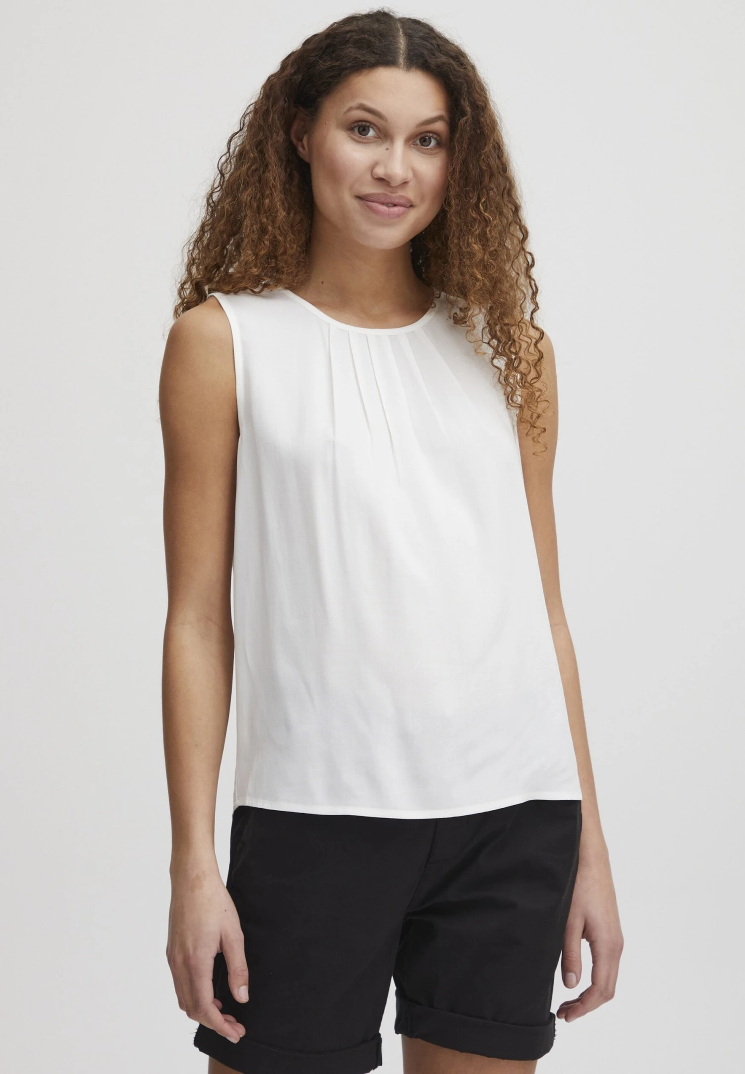 OXMO Esja - Blusa - Optical White 1 OXMO Esja - Blusa - Optical White