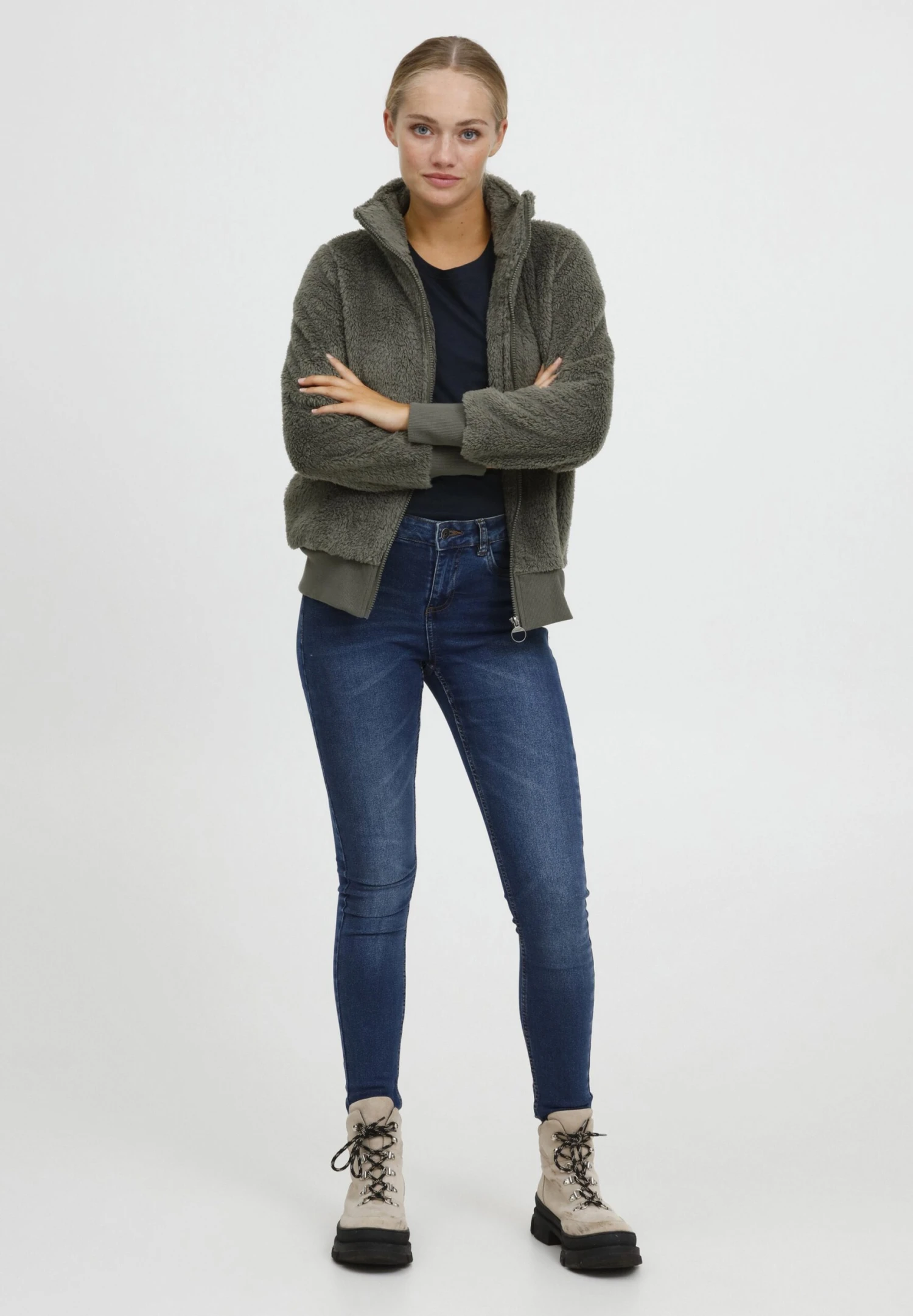 OXMO Anneka - Forro Polar - Grey 2 OXMO Anneka - Forro Polar - Grey - Imagen 2