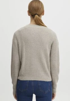 OXMO Oxnorene - Chaqueta De Punto - Cement Melange -Oxmo fbca0433d74a43b7998c652db784c902