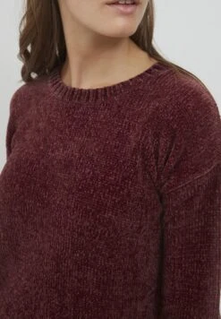 OXMO Oxelvina - Jersey De Punto - Wine Red -Oxmo fcd72f546fb84a5f975fa24a74a051f5