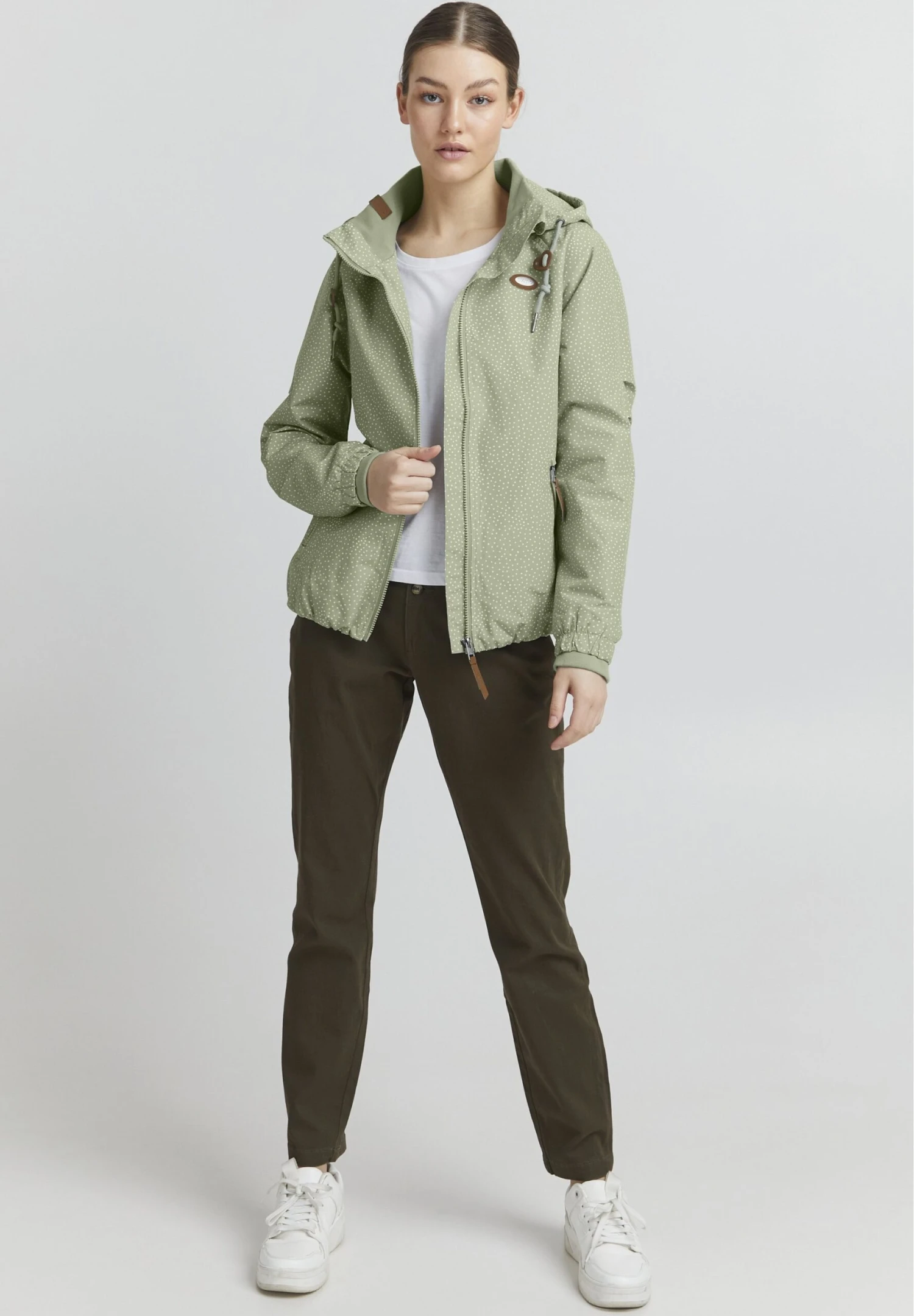 OXMO Tinna - Chaqueta De Entretiempo - Seagrass 2 OXMO Tinna - Chaqueta De Entretiempo - Seagrass - Imagen 2